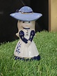 Vintage 1970s Ceramic Blue Bonnet Girl Figurines | Etsy