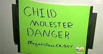 Man in Hemet, California posts signs to warn about "child molester ...