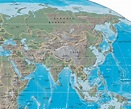 Mappa Geografica dell'Asia: Carta ad alta risoluzione del continente ...
