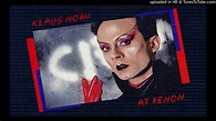Klaus Nomi - Keys of Life II (Live) - YouTube
