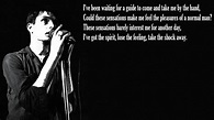 Disorder - Joy Division - A Lot of meaning in this song, this song ...