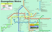 Guangzhou metro map - Ontheworldmap.com