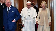 El papa recibe al príncipe Carlos de Inglaterra y a su esposa en el ...