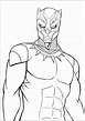 Black Panther coloring page to print and color for free | Superhero ...