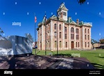 Town Square and Historic Wharton County Courthouse built in 1889 ...
