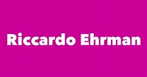 Riccardo Ehrman - Spouse, Children, Birthday & More