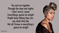 No One - Alicia Keys (Lyrics) - YouTube