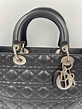 Bolsa Christian Dior Lady Dior Preta Grande