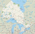 Ontario highway map - Ontheworldmap.com