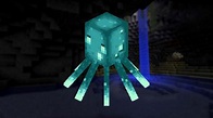 Glow squids have finally made their way into Minecraft Bedrock