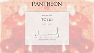 Tolui Biography - Regent of the Mongol Empire (c. 1191 – 1232) | Pantheon