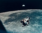 Michael Collins (American, b. 1930) Lunar Module Eagle and Earthrise ...