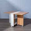 hoi! DIY簡易伸縮可移動折疊餐桌1.2米wt043-8 (H014207123) | 桌子/桌椅組 寬81~119cm | Yahoo奇 ...