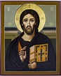 Jesus Christ Pantocrator Sinai Orthodox icon Hand painted | Etsy