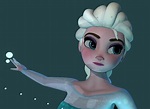 ArtStation - Queen Elsa - Frozen 3D Artwork