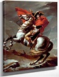 Napoleon Crossing The Alps By Jacques Louis David Reproduction