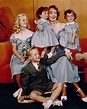 Joan Crawford with children, Christina, a Christopher, Cindy & Cathy ...
