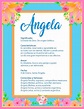 Angela, significado del nombre Angela, nombres