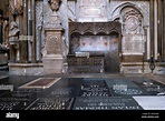 Abadía de Westminster, tumbas y monumentos conmemorativos en Poets ...