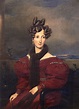 1831 Grand Duchess Sophie of Baden with a Fur Stole by Franz Xavier ...