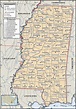 State and County Maps of Mississippi ~ mapfocus
