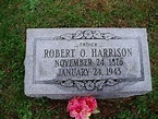 Robert Oliver Harrison (1876-1943) - Mémorial Find a Grave