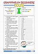 Grammar Worksheet For Kids
