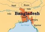 Dónde está Bangladesh - Donde está