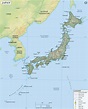 Japan Political Wall Map by Maps of World - MapSales