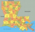 | Louisiana Parish Map