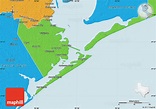 Political Map of Galveston County
