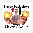 "Nick Eh 30, Never back down never give up" Sticker for Sale by studio ...