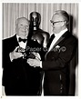 Photograph of Alfred Hitchcock at the Academy Awards Oscar Ceremony ...