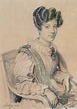 Michel Martin Drolling (1789-1851) - Portrait de jeune dame - Catawiki