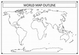 Blank Continent Map Printable