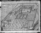 Salem Kloster bzw Schloss Salem Plan - Federzeichnung von Aloysius ...