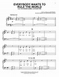 Everybody Wants To Rule The World Sheet Music | Tears for Fears | Easy ...