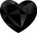Black Heart Emoji Transparent Background - Drawing
