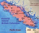 Victoria Island Map, British Columbia | Victoria vancouver island ...