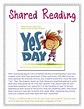 Yes Day Literacy Activity by Krafty Kim | Teachers Pay Teachers