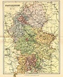 Staffordshire England Map