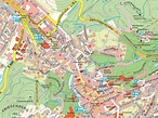 Stadtplan von Baden-Baden | Detaillierte gedruckte Karten von Baden ...