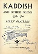 Kaddish and other Poems 1958-1960 (inscribed with drawing by Ginsberg ...