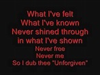 Metallica - The Unforgiven (lyrics) | 노래 가사