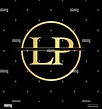 LP inicial carta Logo Design plantilla vectorial. Resumen Carta LP Logo ...