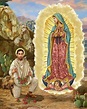 Our Lady of Guadalupe and Saint Juan Diego | Virgin mary art, Mother ...