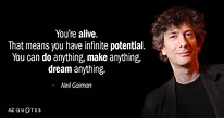 TOP 25 QUOTES BY NEIL GAIMAN (of 1210) | A-Z Quotes