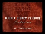 Rko Radio Pictures/Walt Disney Feature Production Logo (1938) 8mm Super ...