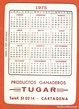 calendario de bolsillo año 1975 pintura - publi - Comprar Calendarios ...