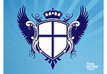 Shield With Wings And Crown - Download Free Vector Art, Stock Graphics ...